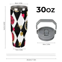 30oz Tumbler with Top Handle thumbnail 3