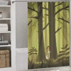 Custom Shower Curtain (143×180cm) thumbnail 1