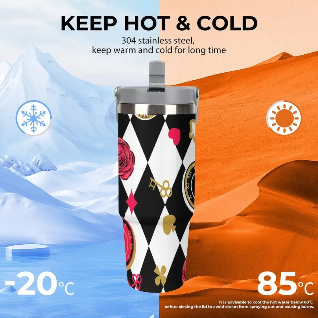 30oz Tumbler with Top Handle — photo 4