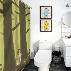 Custom Shower Curtain (143×180cm) thumbnail 3