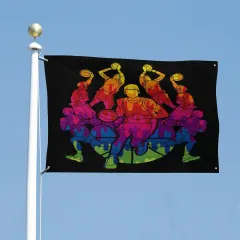 Custom Flag with Four Grommets (60x96 in) thumbnail 1