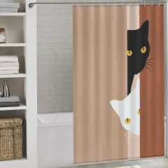 Custom Shower Curtain (136×180cm) thumbnail 1
