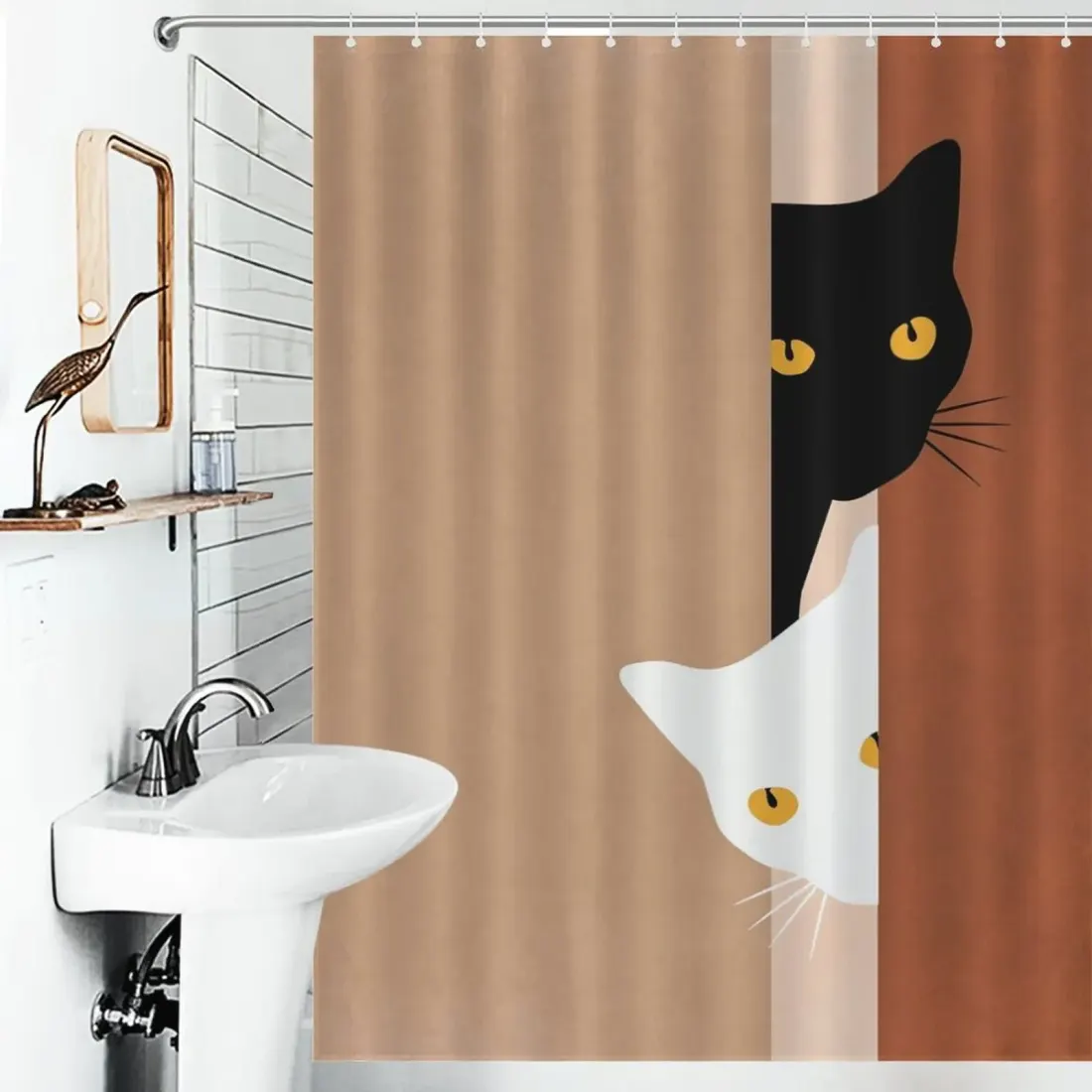Custom Shower Curtain (136×180cm) — photo 2