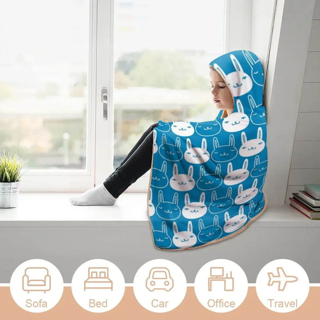 Cloak Hooded Blanket 40"×50" — photo 3