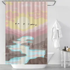 Custom Shower Curtain (119×180cm) thumbnail 1