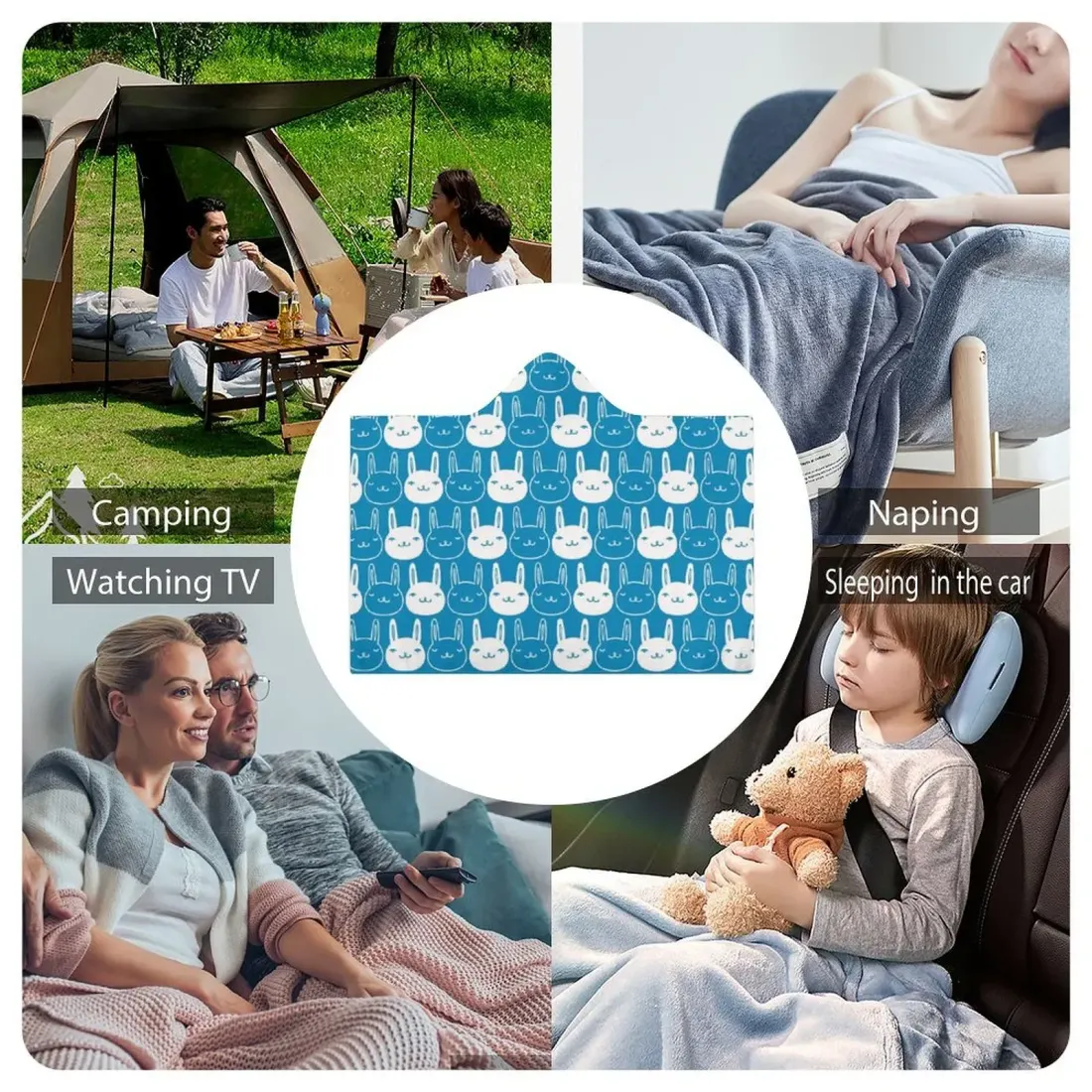 Cloak Hooded Blanket 40"×50" — photo 4