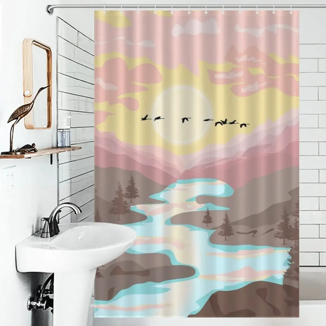 Custom Shower Curtain (119×180cm) — photo 2