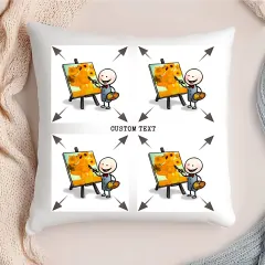 Personalized Photo Collage Pillow, Custom Family Picture Cushion Cover thumbnail 2