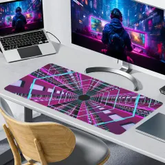 Custom Rectangle Mousepad 23.6" x 11.8"（with Stitched Edges） thumbnail 1