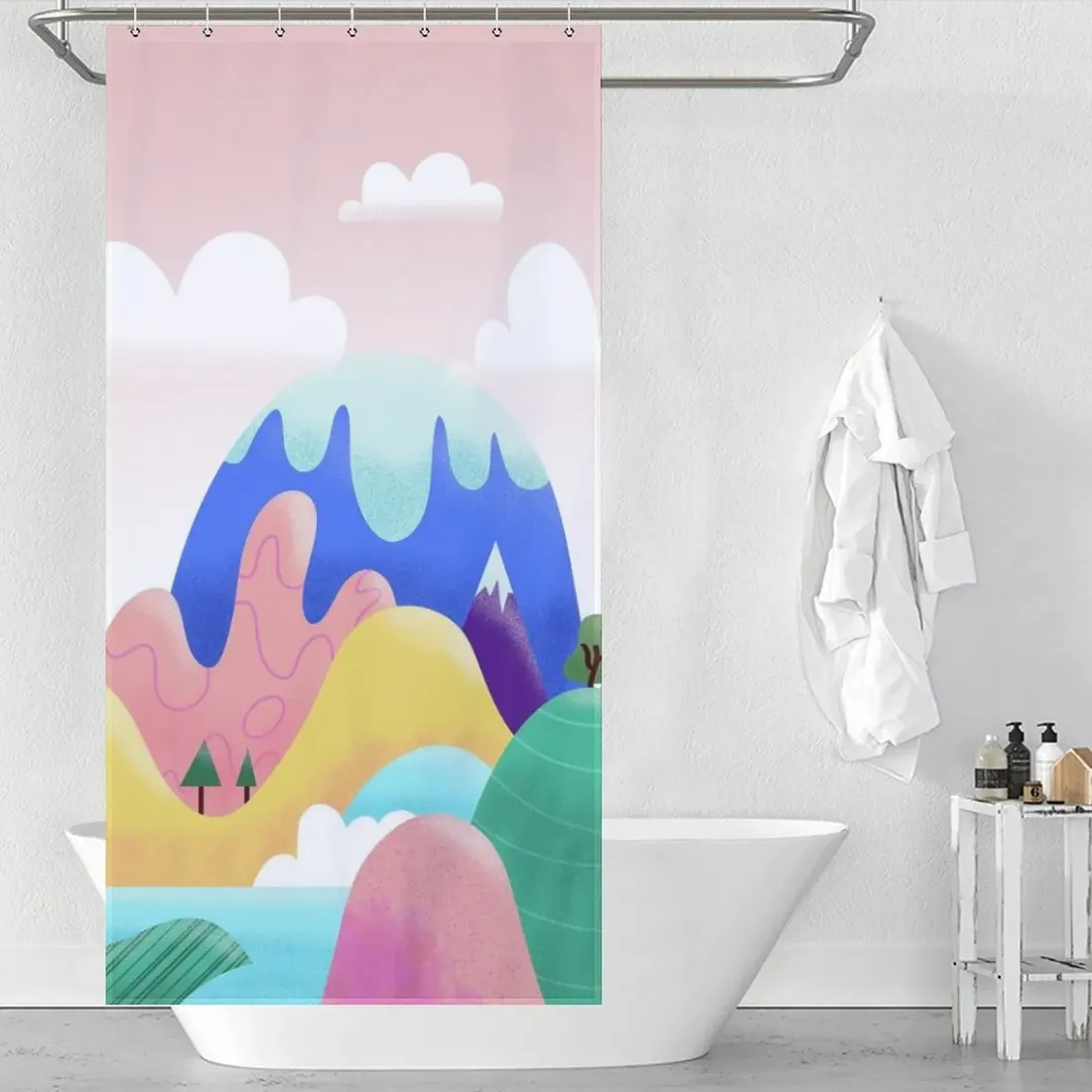 Custom Shower Curtain (90×180cm)