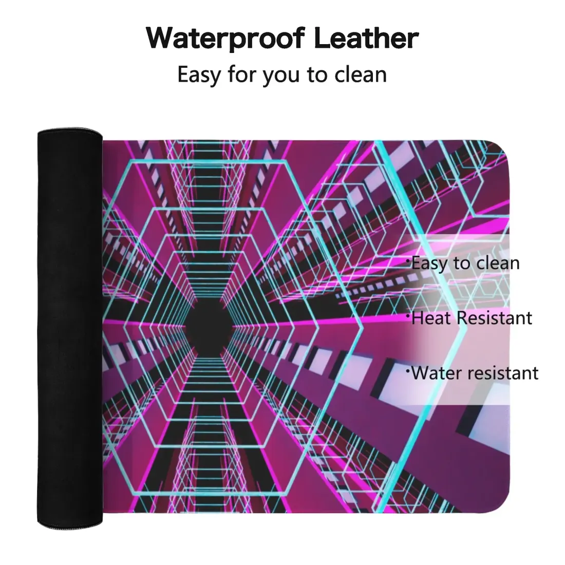 Custom Rectangle Mousepad 23.6" x 11.8"（with Stitched Edges） — photo 4