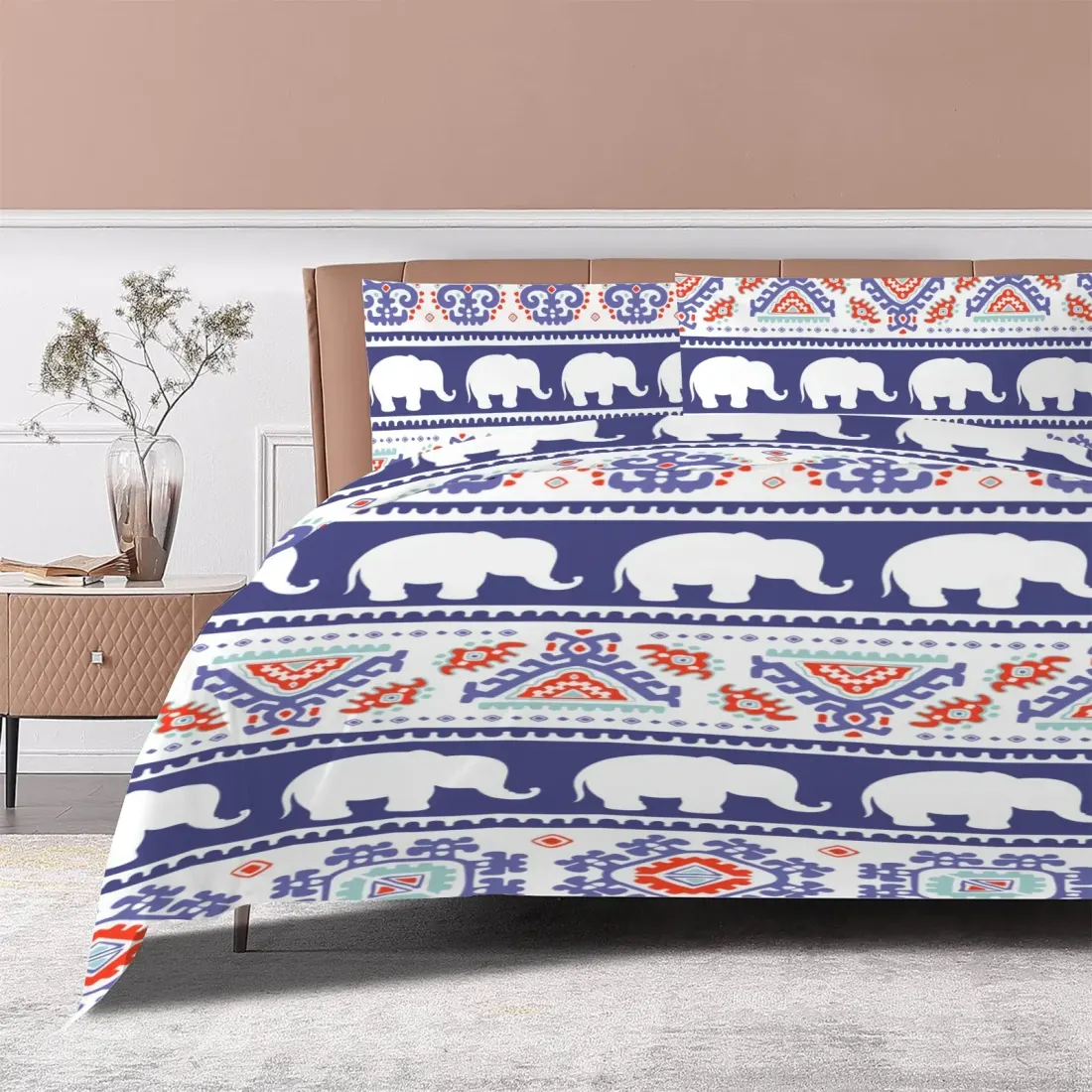 Custom Fitted Sheet 4-Piece Set (145x215x27 cm)