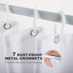 Custom Shower Curtain (90×180cm) thumbnail 5