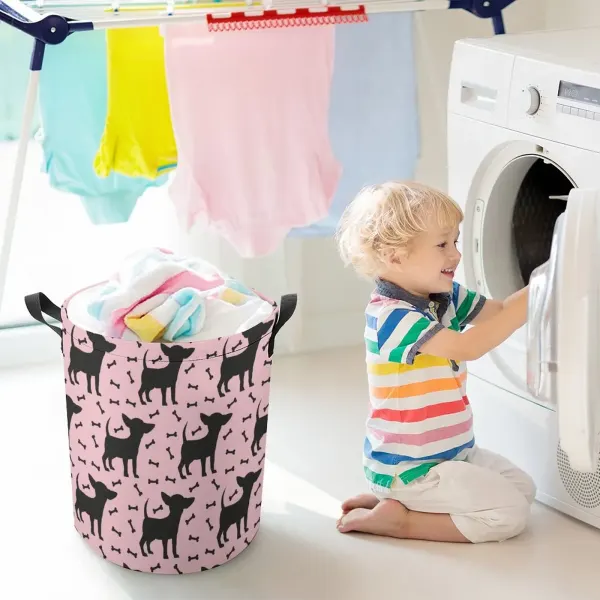 Drawstring Laundry Basket (44x35cm)