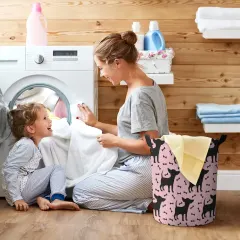 Drawstring Laundry Basket (44x35cm) thumbnail 2