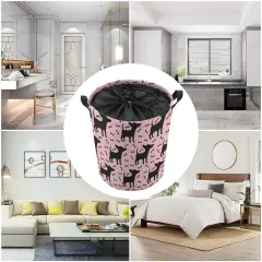 Drawstring Laundry Basket (44x35cm) thumbnail 3