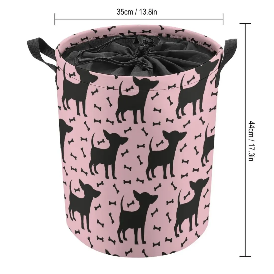 Drawstring Laundry Basket (44x35cm) — photo 4
