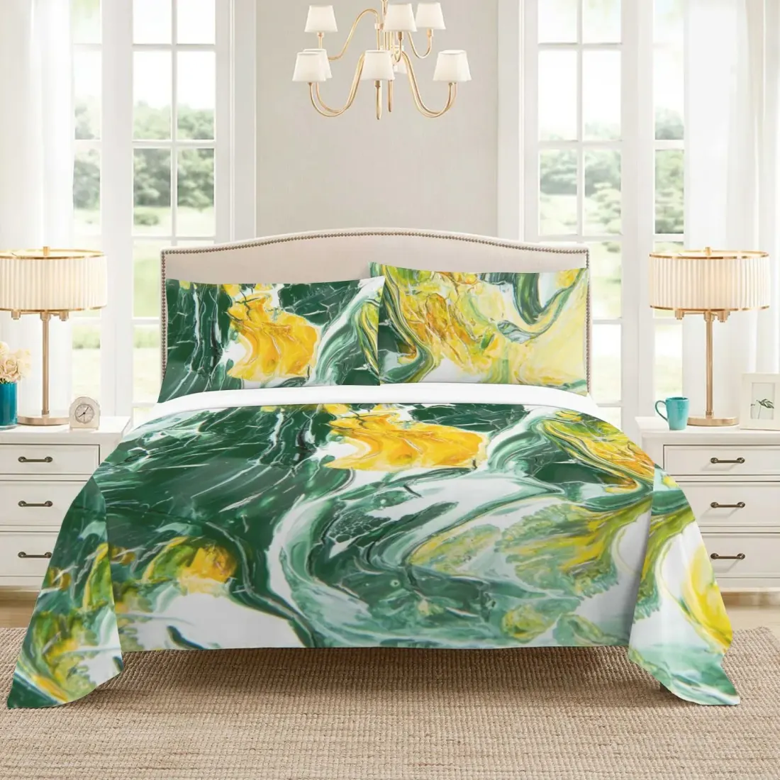 Custom 3-Piece Bedding Set (90" x 104") — photo 2