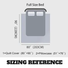 Custom 3-Piece Bedding Set (80" x 90") thumbnail 4
