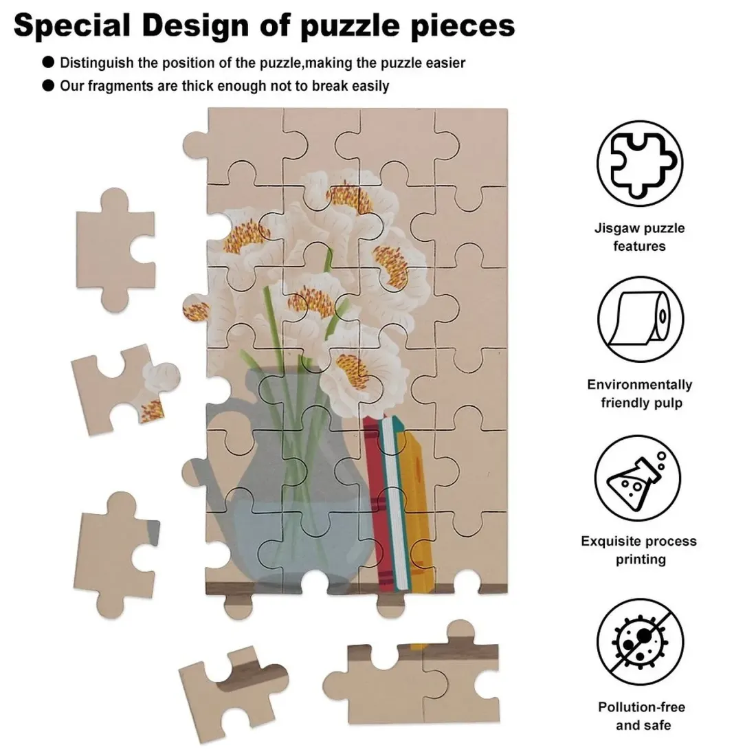35-Piece Wooden Jigsaw Puzzles (Vertical) — photo 3