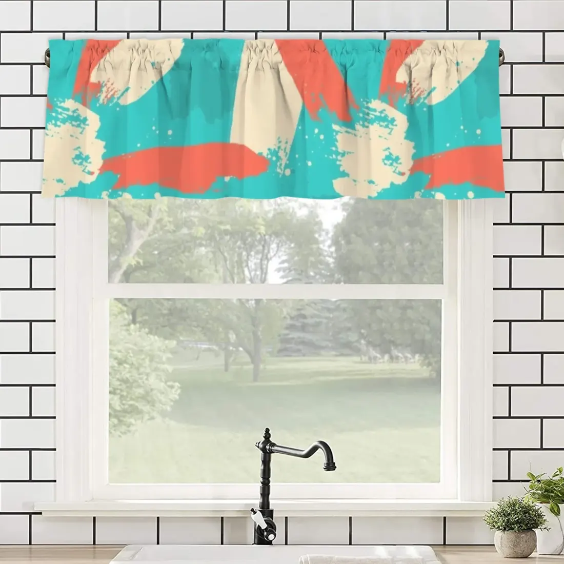 Short Window Curtain 60x18inch