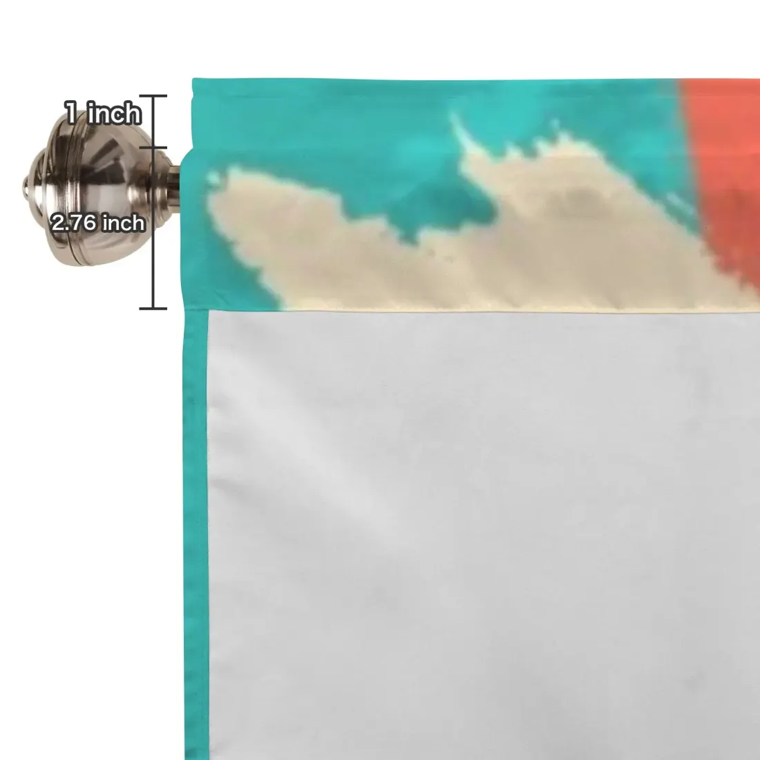 Short Window Curtain 60x18inch — photo 4