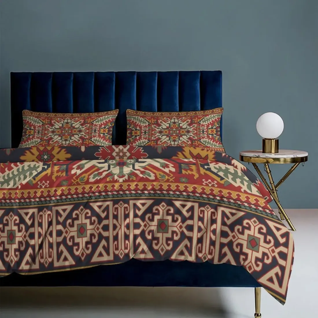 3-Piece Bedding Set (1 Duvet Cover + 2 Pillow Shams) – 79"×90" — photo 2