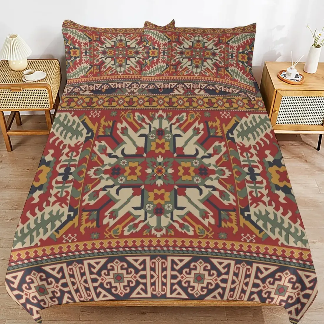 3-Piece Bedding Set (1 Duvet Cover + 2 Pillow Shams) – 79"×90" — photo 3
