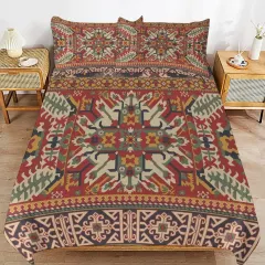 3-Piece Bedding Set (1 Duvet Cover + 2 Pillow Shams) – 79"×90" thumbnail 3