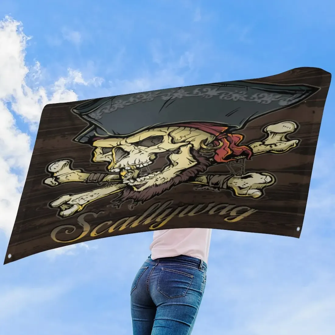 Custom Flag with Four Grommets (35x59 in) — photo 5