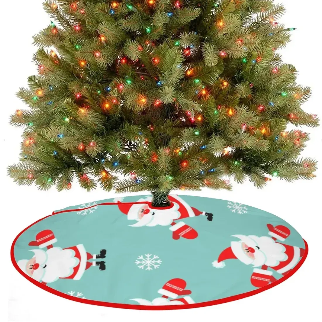 Thin Christmas Tree Skirt 36" x 36"
