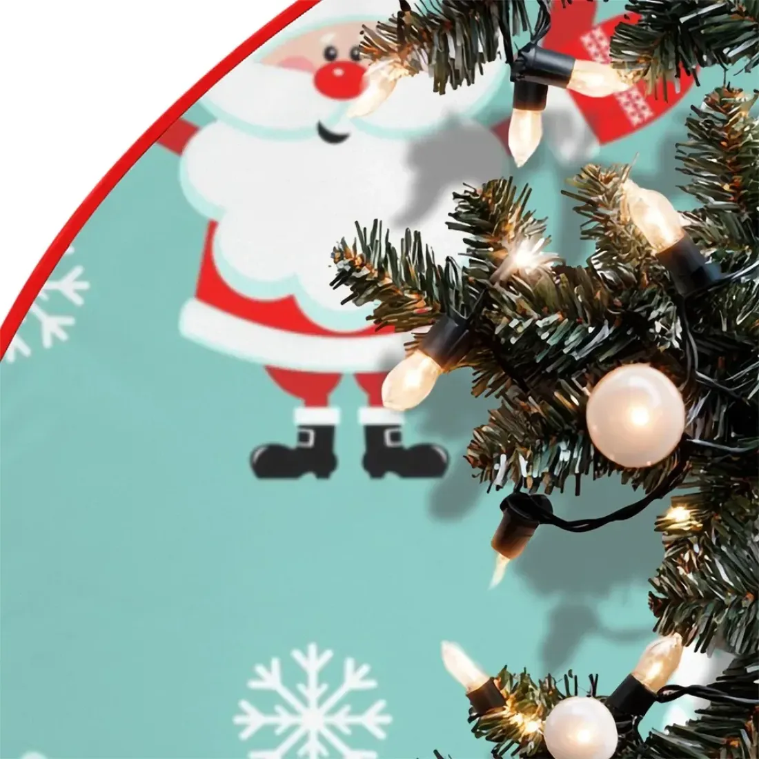 Thin Christmas Tree Skirt 36" x 36" — photo 3