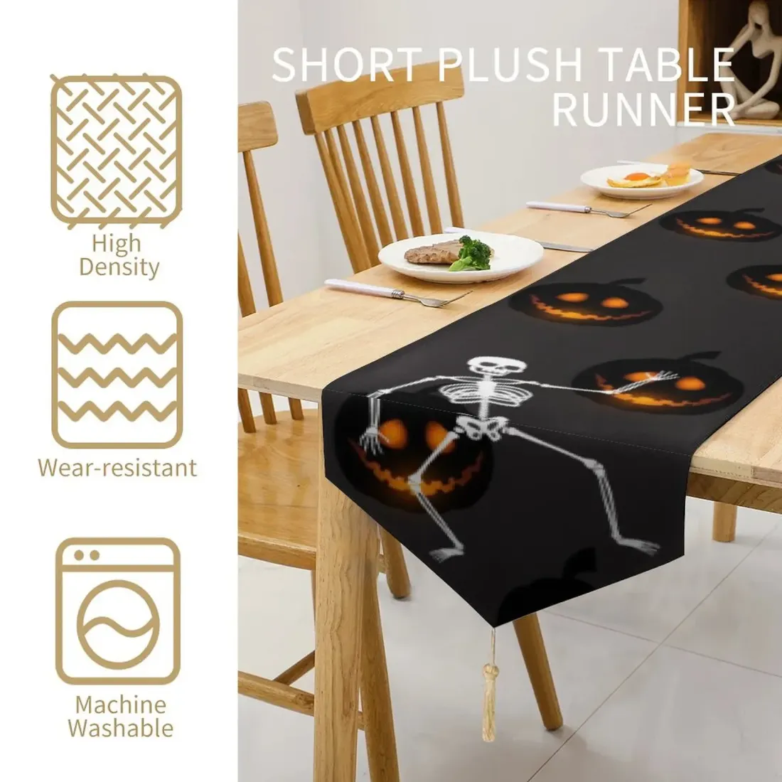 Table Runner with Tassels (200x33 cm) — photo 2