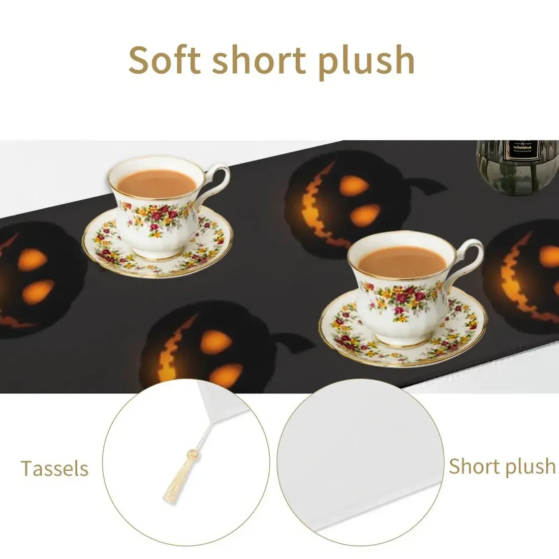 Table Runner with Tassels (200x33 cm) — photo 3
