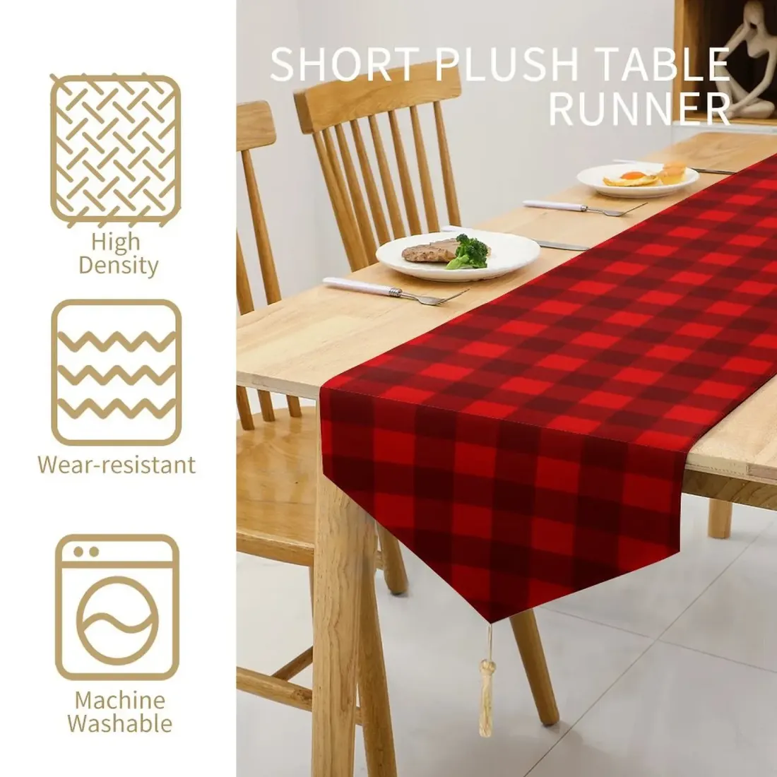 Table Runner with Tassels (178x33 cm) — photo 3