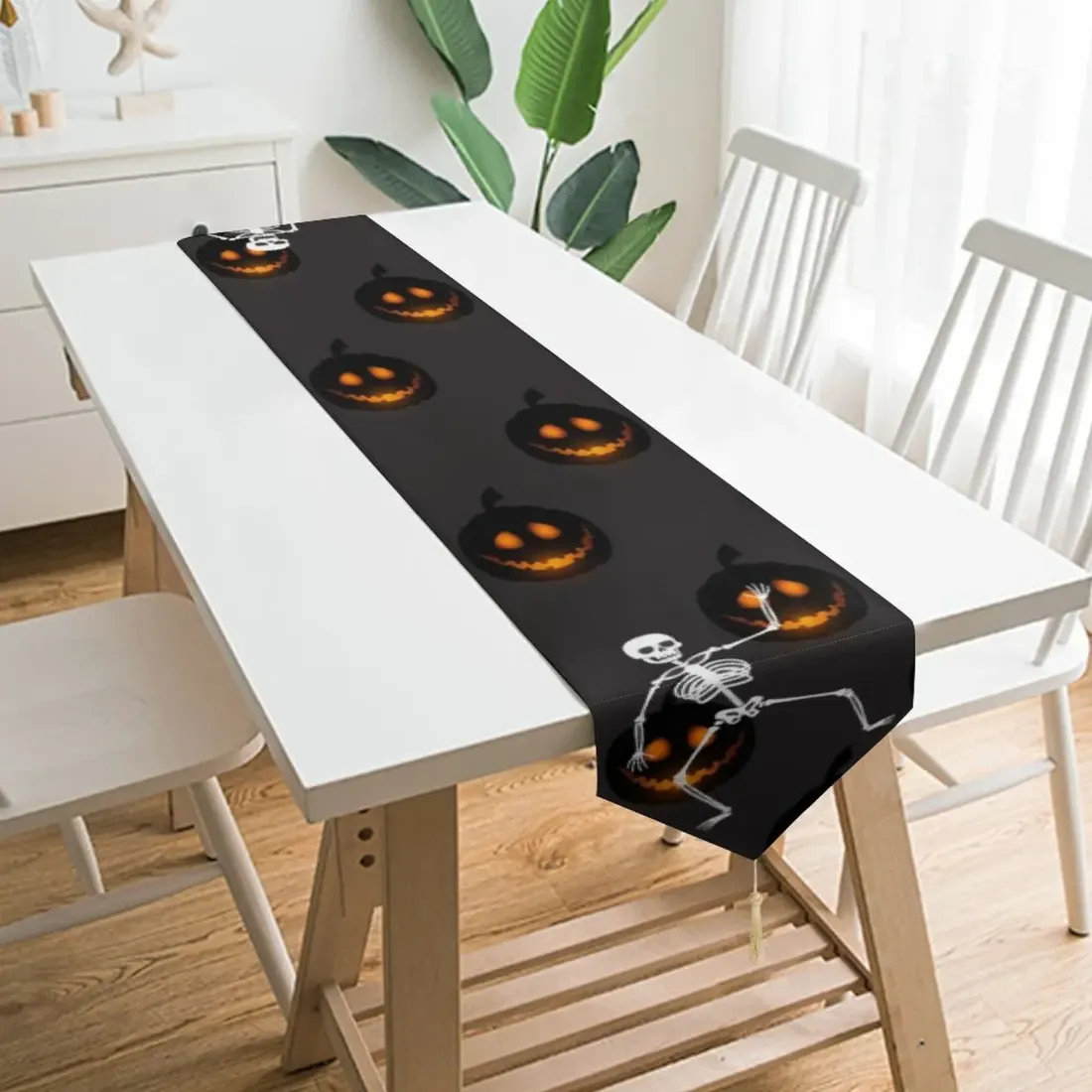 Table Runner with Tassels (200x33 cm) — photo 4