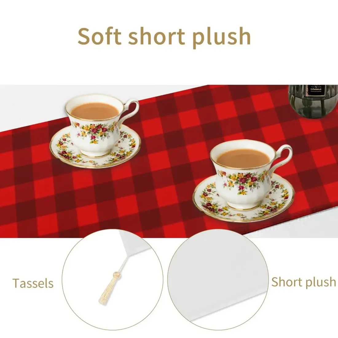 Table Runner with Tassels (178x33 cm) — photo 5