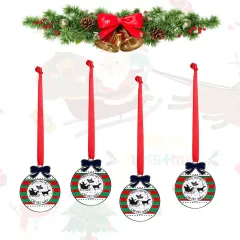 Christmas Aluminum Ornaments-Circular thumbnail 1