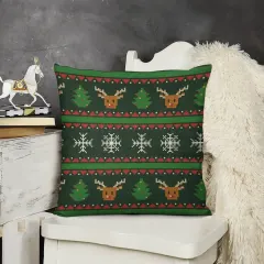 Custom Linen Pillow Case 18x18 Inch (One Side Printing) (Set of 2) thumbnail 3