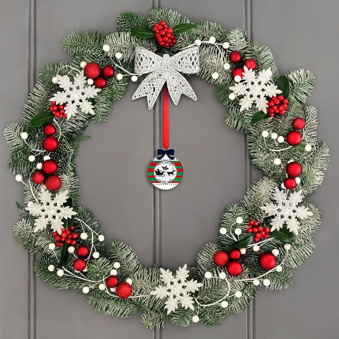 Christmas Aluminum Ornaments-Circular — photo 5