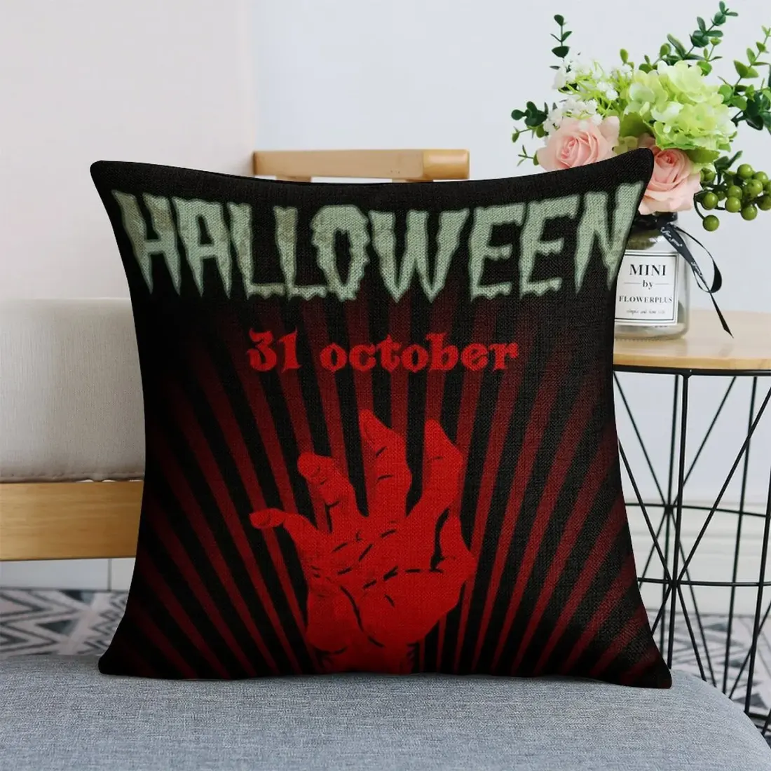 Custom Linen Pillow Case 18x18 Inch (Two-Side Printing) (Single Pack) — photo 2
