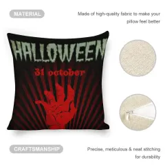 Custom Linen Pillow Case 18x18 Inch (Two-Side Printing) (Single Pack) thumbnail 4