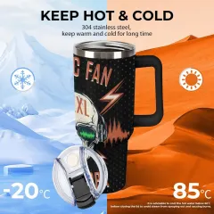 40oz Tumbler with Multi-Color Top Handle thumbnail 2