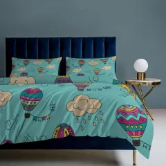 3-Piece Bedding Set (1 Duvet Cover + 2 Pillow Shams) – 90"×90" thumbnail 2