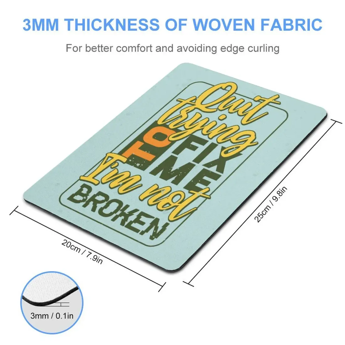 Custom MousePad 8" × 10" — photo 5
