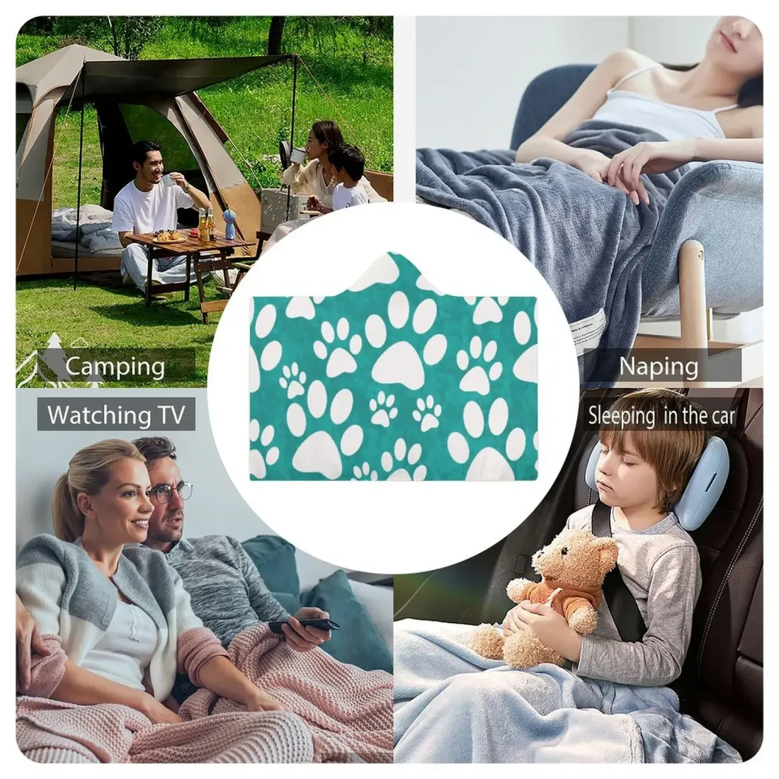 Cloak Hooded Blanket 60"×80" — photo 4