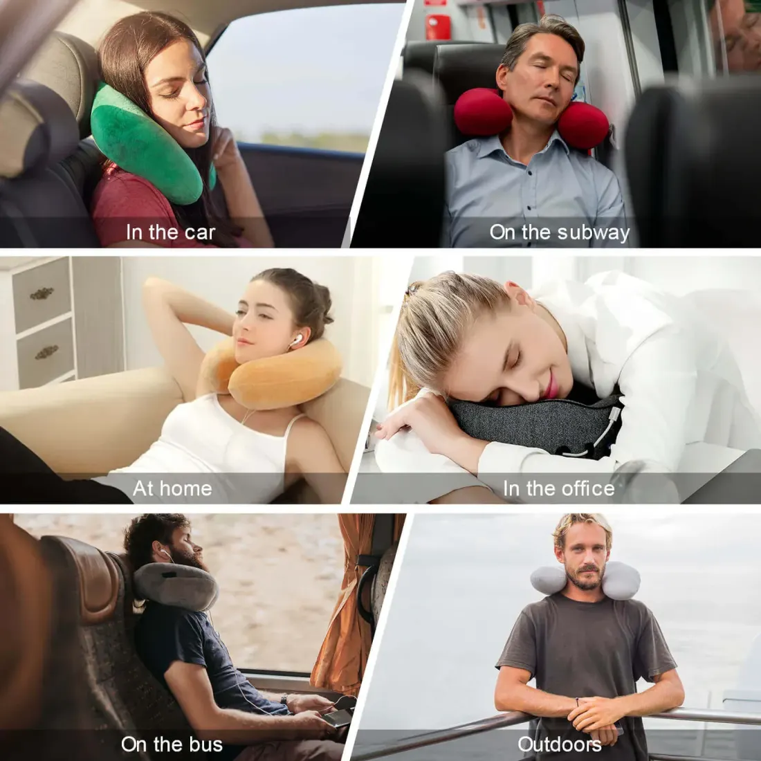 U-Shaped Travel Neck Pillow — photo 3