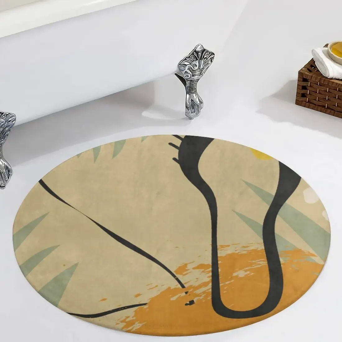 Coral Velvet Round Floor Mat (60*60cm) — photo 3