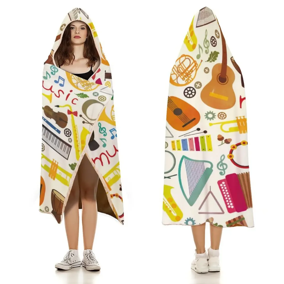 Cloak Hooded Blanket 50"×60" — photo 2