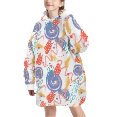 Blanket Hoodie for Big Kids (Model H67) thumbnail 1
